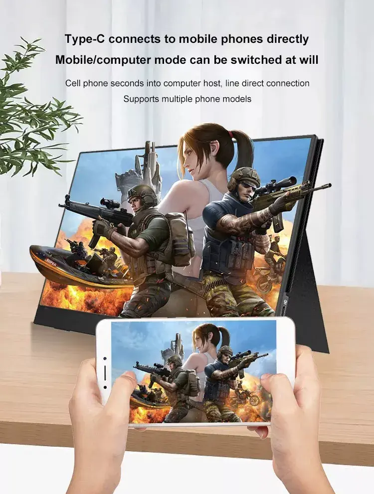 15.6 Inch 4K Ultra HD Portable Monitor