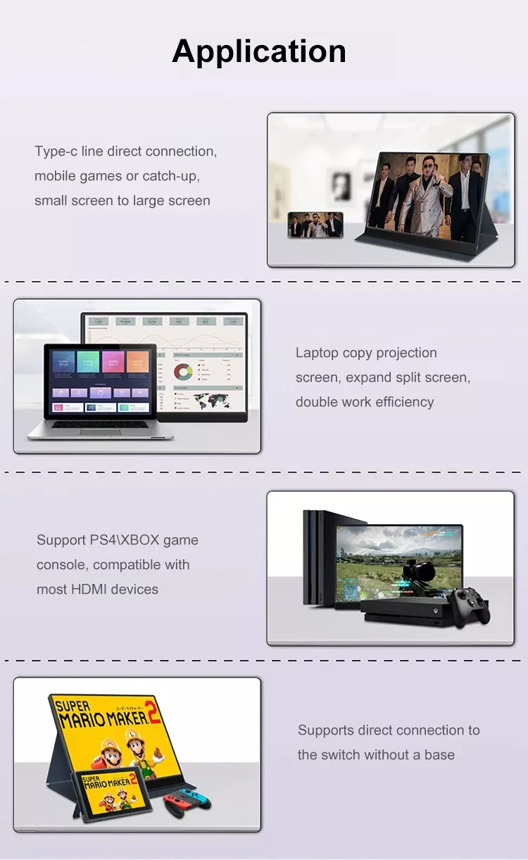 15.6 Inch 1080P Touch Screen Portable Monitor
