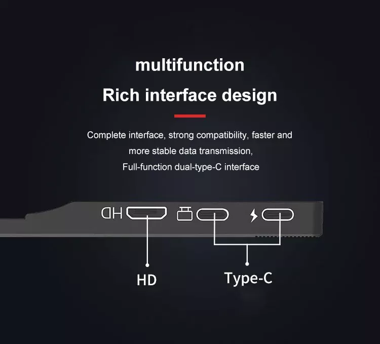 15.6 Inch 144Hz High Refresh Rate Portable Monitor