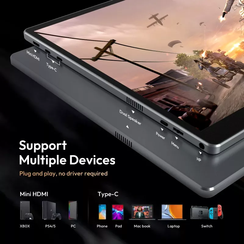 16 Inch 1920x1200 Portable Monitor for Business Travel
