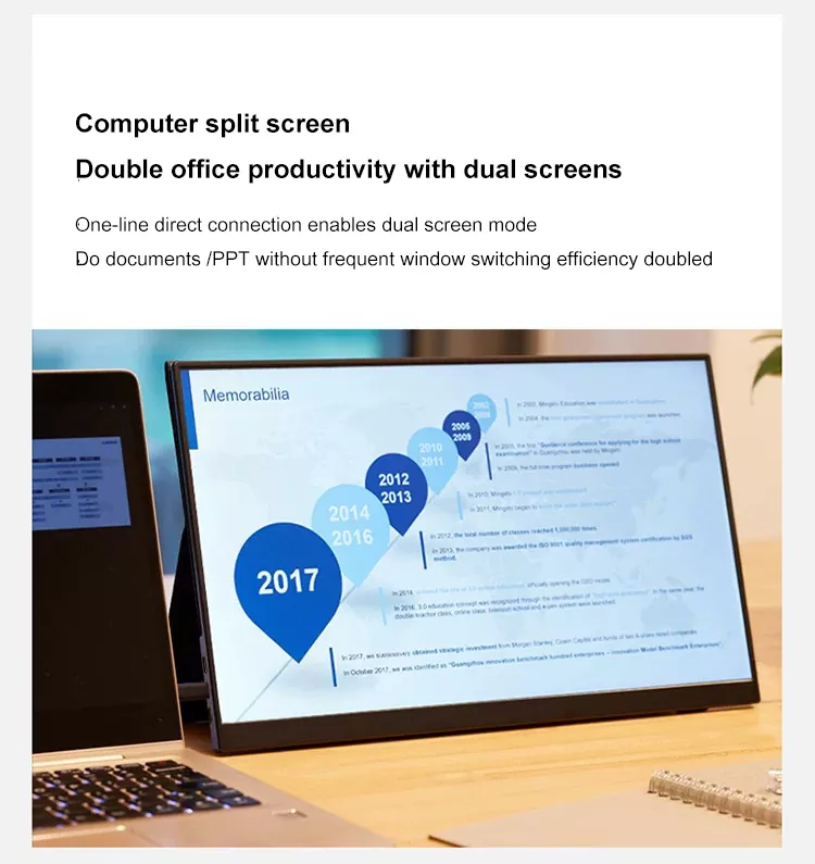Eye-Care 15.6-Inch 100% sRGB IPS Portable Monitor